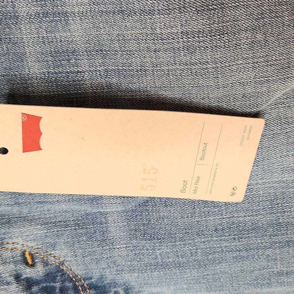 Levi's 515 boot cut light jeans NWT 14s - Picture 3 of 9